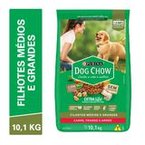 Dog Chow Ração Seca Cães Filhotes Raças Médias e Grandes Carne, Frango e Arroz 10,1kg - Day 2 Day