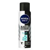 Desodorante Nivea Masculino Black & White Aerosol - Day 2 Day