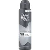 Dove Men+care Antitranspirante Aerosol Sem Perfume 150ml - Day 2 Day