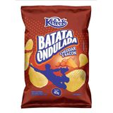 Batata Ondulada Cheddar e Bacon Keleck 45g - Day 2 Day