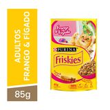 Friskies Ração Úmida Gatos Adultos Frango e Fígado Ao Molho 85g - Day 2 Day