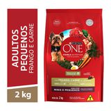 One Ração Seca Cães Adultos Minis e Pequenos Frango e Carne 2kg - Day 2 Day