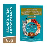 One Ração Úmida Gatos Adultos e Filhotes Multi Proteínas 85g - Day 2 Day