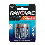 Pilha Rayovac Alcalina Palito Aaa - Leve 6 Pague 4 - Day 2 Day