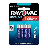 Pilha Rayovac Alcalina Palito Aaa - Leve 4 Pague 3 - Day 2 Day