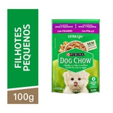 Dog Chow Ração Úmida Cães Filhotes Raças Minis e Pequenas Frango 100g - Day 2 Day