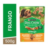 Dog Chow Biscoitos Cães Adultos Raças Minis e Pequenas Frango 500g - Day 2 Day