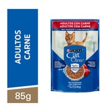 Cat Chow Ração Úmida Para Gatos Adultos Carne Ao Molho 85g - Day 2 Day