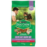 Dog Chow Ração Seca Cães Filhotes Raças Minis e Pequenos Carne, Frango e Arroz 1kg - Day 2 Day