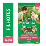 Dog Chow Cães Filhotes Pupita Carne, Frango e Arroz 20kg - Day 2 Day