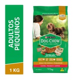 Dog Chow Ração Seca Cães Adultos Raças Minis e Pequenos Carne, Frango e Arroz 1kg - Day 2 Day