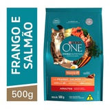 One Cat Adulto Com Frango e Salmao Devdd 500g - Day 2 Day