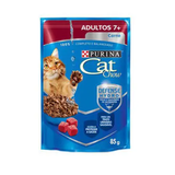 Cat Chow Ração Úmida Adultos 7+ Carne Ao Molho 85g - Day 2 Day