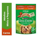 Dog Chow Ração Úmida Cães Adultos Raças Minis e Pequenas Carne 100g - Day 2 Day