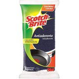 Esponja Antiaderente Scotch Brite - 3 Unidades - Day 2 Day