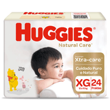 Fralda Huggies Natural Care Com Xtra-care Xg - 24 Unidades - Day 2 Day