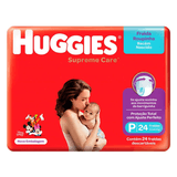 Fralda Huggies Roupinha Supreme Care Com Xtra-flex p - 24 Unidades - Day 2 Day