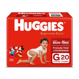 Fralda Huggies Supreme Care Com Xtra-flex g - 20 Unidades - Day 2 Day