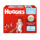 Fralda Huggies Supreme Care Com Xtra-flex p - 48 Unidades - Day 2 Day