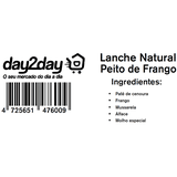 Lanche Natural Peito De Frango 250g - Day 2 Day
