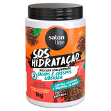 Máscara Salon Line Sos Hidratação Cachos e Crespos 1kg - Day 2 Day