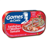 Sardinha Com Molho De Tomate Gomes Da Costa 125g - Day 2 Day