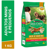 Dog Chow Ração Seca Cães Adultos Raças Pequenas 1kg - Day 2 Day