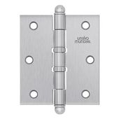 Dobradiça Aço 3" X 2 1/2" Linha Média - 201 Branca União Mundial