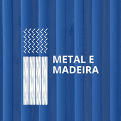 Metal e madeira