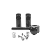 Kit Aparador Para Sacada Alumínio Preto - 6852 - Alumarx, alumínio vídros e acessórios.