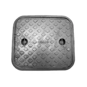 Tampão de ferro fundido 71x82 ZCP aro 98x86 cm - 6... - Alumarx, alumínio vídros e acessórios.