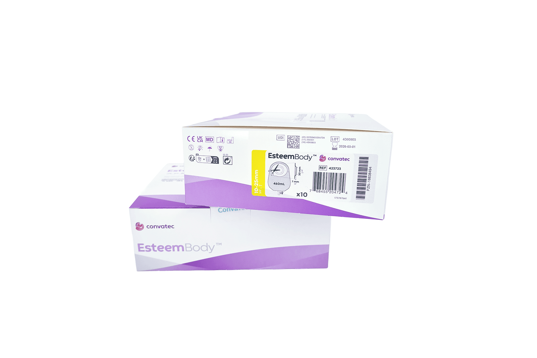 Esteem Body Bolsa Urostomia Profundidade 7mm Opaca Recortável ...