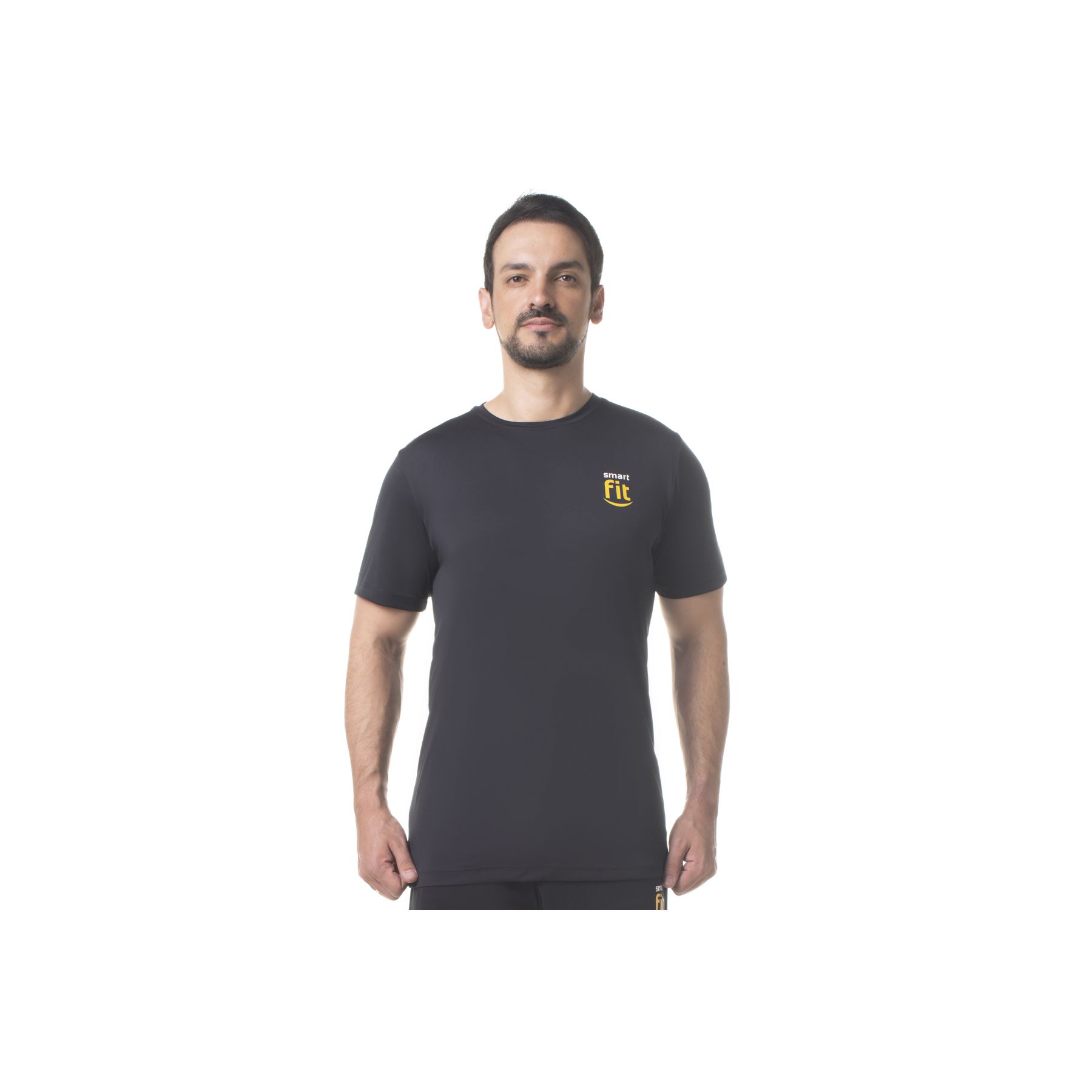 SMART - CAMISETA MASCULINA - PRETO | SMART FIT - STORE