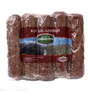 Kit Salaminho Artesanal 5 Sabores Tipo Italiano