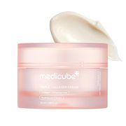 Medicube Triple Collagen Cream - Hydrating & Firming Moisturizer with Hyaluronic Acid, Premium Elastin, Shea Butter