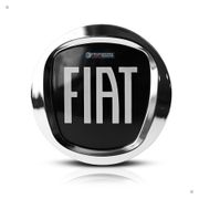 Kit 4 Calotinhas Centro de Roda Fiat Acrílico Black Motion – Encaixe Perfeito + Estilo Esportivo nas Rodas