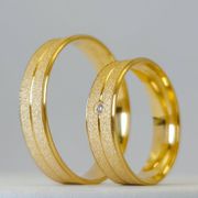 Alianças Trabalhadas Diamantadas 6mm casamento noivado