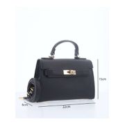 Bolsa Tira Colo Transversal Virna Preta