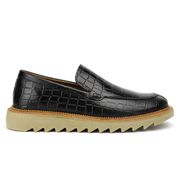 Sapato Masculino Loafer Tailândia Couro Legítimo Preto 