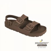 SANDALIA ORTOPEDICA ERGONOFEET MARROM 43 - Orthofran - Ortopedia e Hospitalar