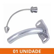 CANULA PARA TRAQUEOSTOMIA LONGA Nº 02 METAL - Orthofran - Ortopedia e Hospitalar