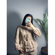 Blusa bordada Joice 3303- Bege 