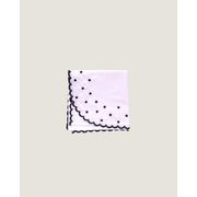 Vira Manta Poá azul marinho