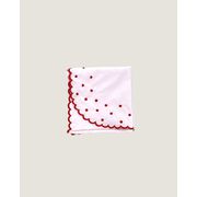 Vira Manta Poá Vermelho