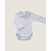 Body Poá Azul Bebê