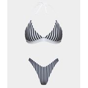 Biquíni Listrado Navy