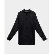 SAÍDA CAMISA OVER SIZE EM VISCOLINHO PRETO