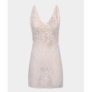 SAÍDA VESTIDO EM RENDA , ABERTURA LATERAL COM ARGOLA EM BANHO OURO