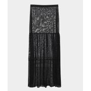 SAÍDA LONGA CAMADAS EM TULE PRETO