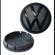Kit 4 Calotinhas Originais VW Nivus/Polo Black Piano – Encaixe Perfeito + Estilo Premium nas Rodas